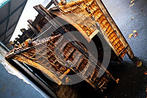 famous basket sleighs of funchal madeira