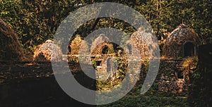 famous beatles ashram in india.