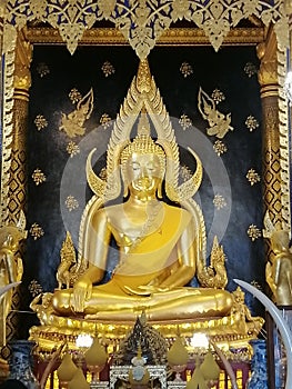 The famous and beautiful buddha in Thailand