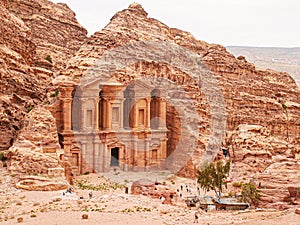 Famous Bedouin cultivation heritage - Ad-Deir ("The Monastery") .