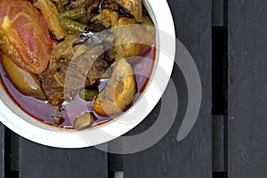 Famous beef dalca from Malaysia photo