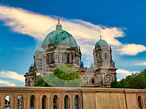 The famous Berliner Dom Berlin Cathedral in Berlin