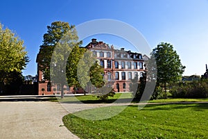 Famous Biebrich Palace in Wiesbaden