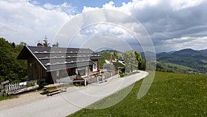 Glasnerhutte am Glasenberg in Maria Neustift, Oberosterreich, Austria photo