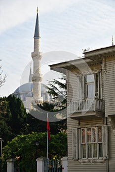 Famous Blue Mosque Sultanahmet in Istanbul, Turkey