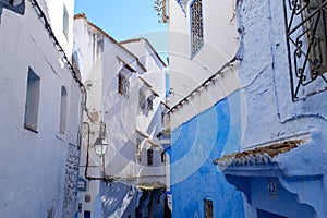Famous blue streets of Chefchaouen