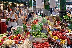 The famous Borough Market in London