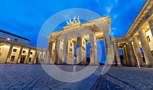 Famous Brandenburg Gate In Berlin