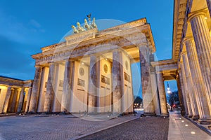 The famous Brandenburg Tor in Berlin