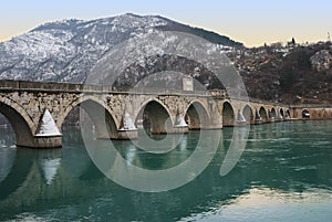 Famous Bridge on Drina