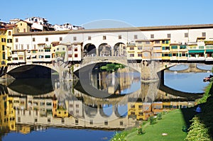 Famous bridge in Florence