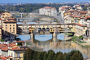 Famous bridge Ponte Vecchio