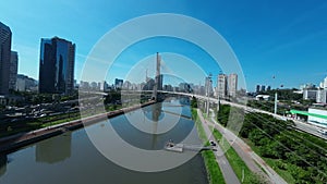 Famous Bruno Covas Park At Downtown SÃ£o Paulo Brazil.