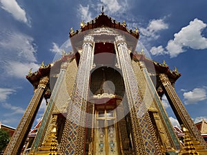 Famous Buddhist temple Wat Ratchabophit