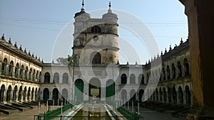 A famous building used for religious gathering in holy occasion and situated in a village near Calcutta West Bengal India