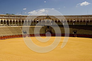 Famous bull ring in Seville