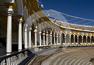 Famous bull ring in Seville