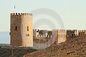 OLD BURGALIMAR CASTLE IN BANOS DE LA ENCINA, JAEN photo