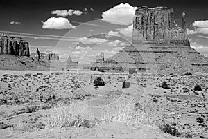 famous buttes inside Monument Valley