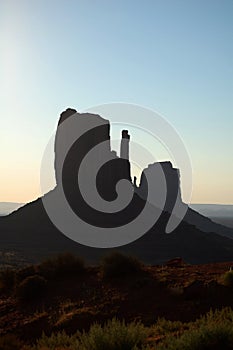 The famous Buttes of Monument Valley, Utah, USA