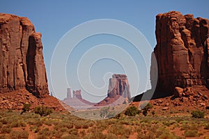 The famous Buttes of Monument Valley in Utah, USA