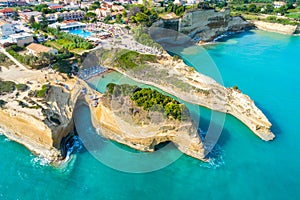 Famous Canal D`amour in Sidari - Corfu, Greece