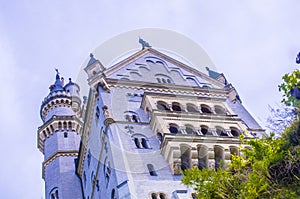 Famous castle of fairytales, princesses and lovers, neuschwanstein castle