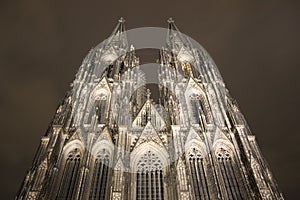 The famous cathedral of Cologne