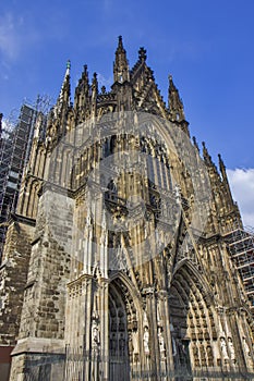 Famous cathedral in Cologne, Germany