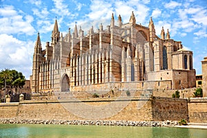 Famous Cathedral of Palma de Mallorca