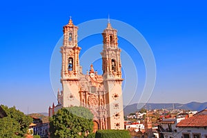Famous cathedral of Santa Prisca in taxco city, in Guerrero, mexico XX photo