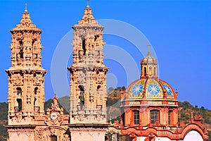 Famous cathedral of Santa Prisca in taxco city, in Guerrero, mexico VII photo