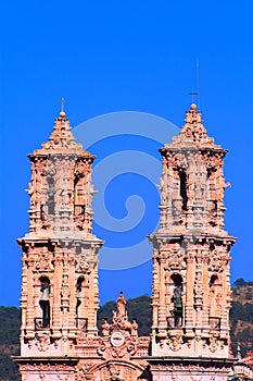 Famous cathedral of Santa Prisca in taxco city, in Guerrero, mexico XIII photo