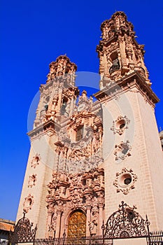 Famous cathedral of Santa Prisca in taxco city, in Guerrero, mexico XVI photo