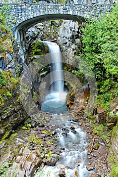 Famous Christina Falls in Mt.Rainier national park