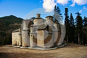 The famous church of Holy Cross Timiou Stavrou