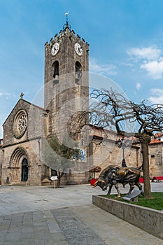 Famous church Igreja Matriz in Ponte de Lima, Portugal photo