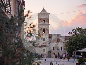 Famous church of Saint Lazarus  in the center of Larnaca old town