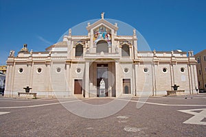 Famous church in San Lorenzo Maiorano ,Manfredonia,Italy