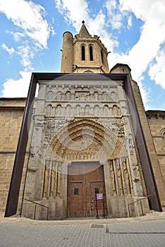 Famous churches of the ancient Spanish town Sanguesa