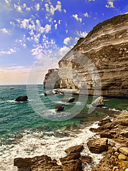 Famous cliff of bonifacio