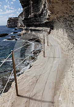 Famous cliff of bonifacio