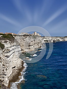 Famous cliff of bonifacio