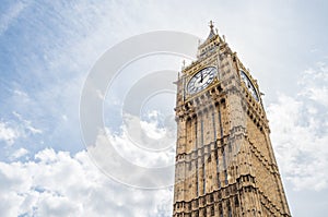 The famous clock tower Bigben photo