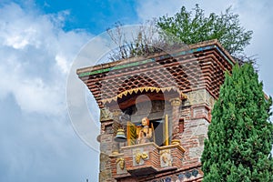 Famous clock tower in Georgian capital Tbilisi photo