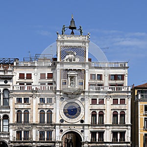 Famous clock tower, Venice