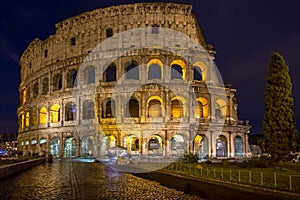 The Famous Colosseum, Rome, Italy