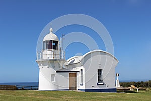 Crowdy Head Light on a sunny day