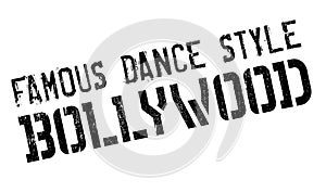 Famous dance style, bollywood stamp