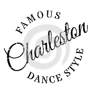 Famous dance style, Charleston stamp